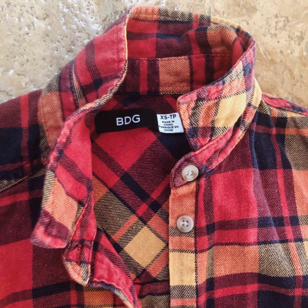 Fall colored flannel - Picture 3 of 4
